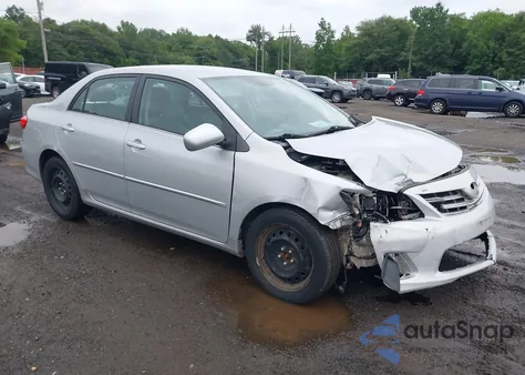 2013 Toyota Corolla Le z USA, uszkodzony, nr VIN 2T1BU4EE1DC091090